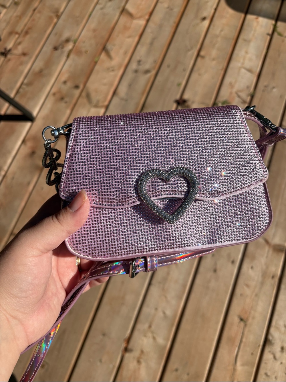 Aldo x Barbie Pink sparkly purse